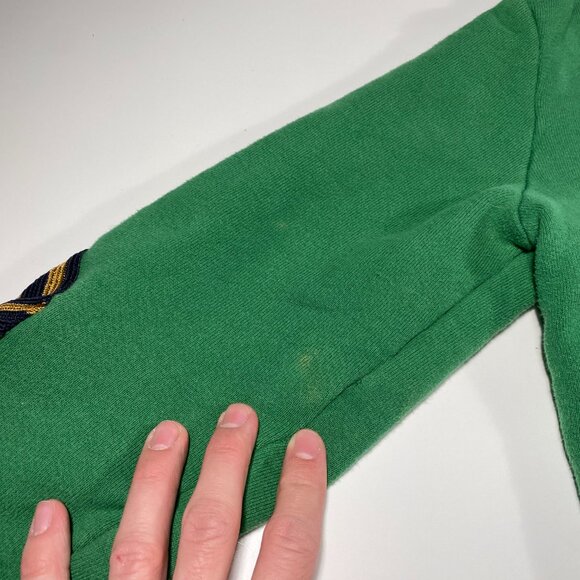 Gucci "Blind For Love" Pullover Terrycloth Hoodie Green Men's size Small - Picture 5 of 16